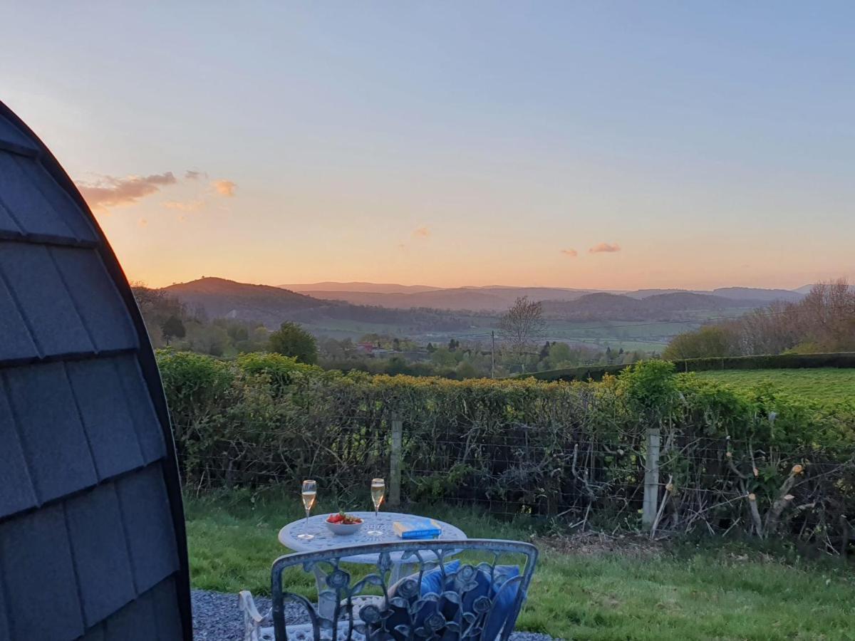 Odli Glamping - Luxury Glamping Pod Villa Welshpool Eksteriør billede